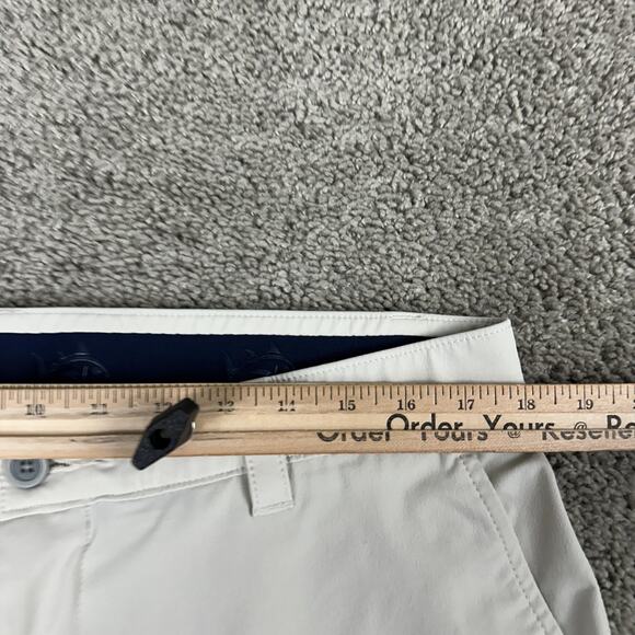 Southern Tide Shorts Mens W36 Gray brrr° Performance Golf Stretch Quick Dry - Picture 8 of 13
